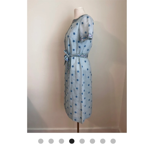 60s/70s Size S Vintage Hippie Dress - Picture 6 of 7